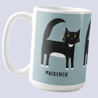 Gato Preto e Branco Personalizado