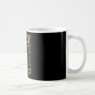 Caneca De Café Gato preto sorte é para bruxa herege