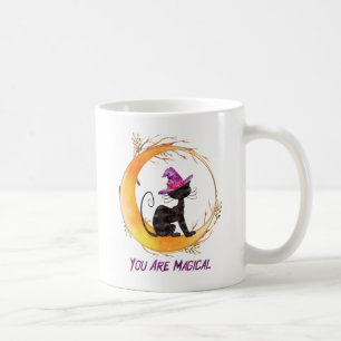 Caneca De Café Gato Preto - Você É Mágico