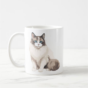 Caneca De Café Gato Ragdoll