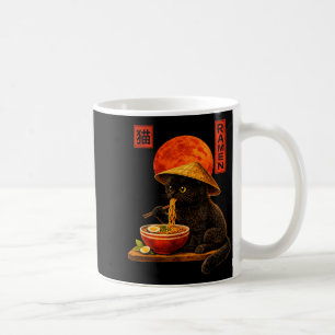 Caneca De Café Gato Ramen Gatinho Arte Japonesa Humor Gráfico Ani