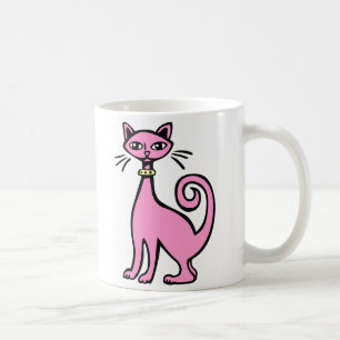 Caneca De Café Gato Retroativo
