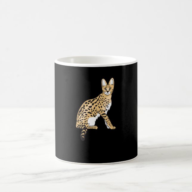 Caneca De Café Gato Savannah (Centro)
