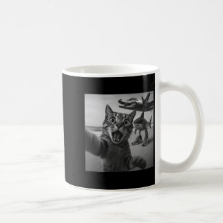 Caneca De Café Gato Selfie Tubarão Crocodilo Italiano Meme Brainr