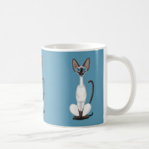 Caneca De Café Gato Siamese