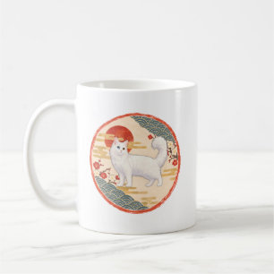 Caneca De Café Gato Sortudo Japonês - Arte Tradicional Japonesa