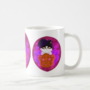 Caneca De Café Gato Spooky