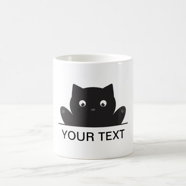 CANECA DE CAFÉ GATO SURPREENDIDO (Centro)
