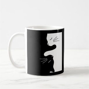 Caneca De Café Gato Tai Chi Mestre Zen Kitty Equilíbrio
