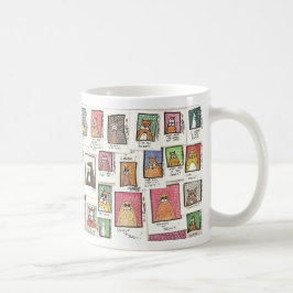 Caneca De Café Gato-toons