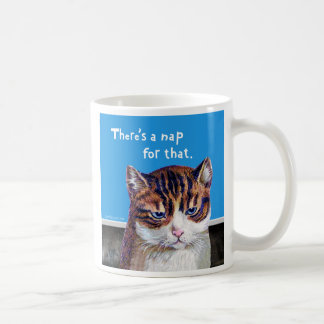Caneca De Café Gato "uma sesta para aquela "
