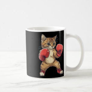 Caneca De Café Gato Vestido Como Um Boxer Engraçado Homens Boxand