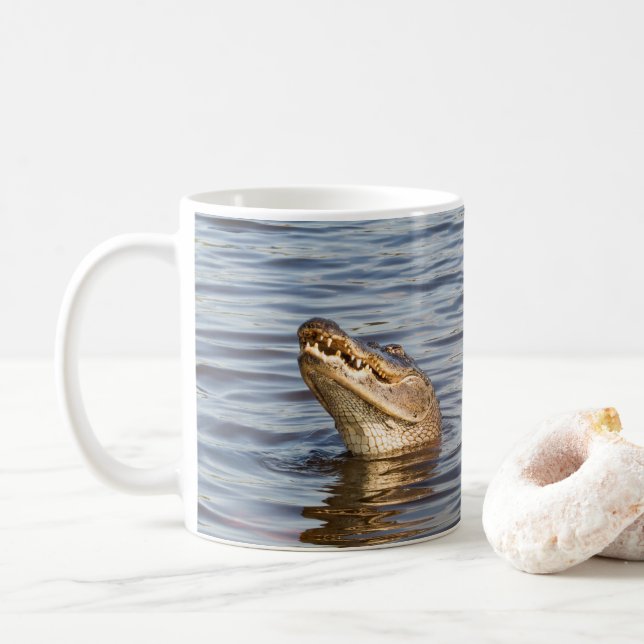 Caneca De Café Gator Americano (Com Donut)