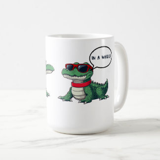 Caneca De Café "Gator & Croc Pals"