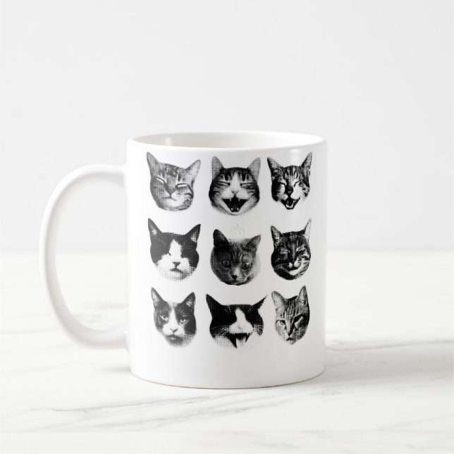 Caneca De Café Gatos (Esquerda)