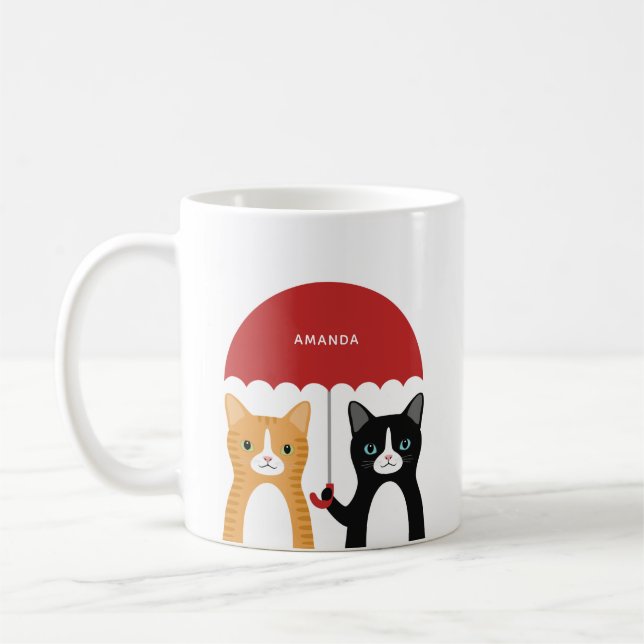 Caneca De Café Gatos (Esquerda)