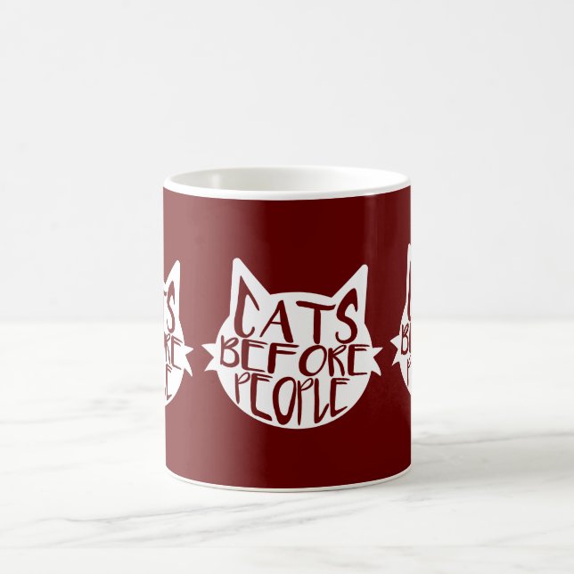 Caneca De Café Gatos Antes Do Pessoas (Centro)