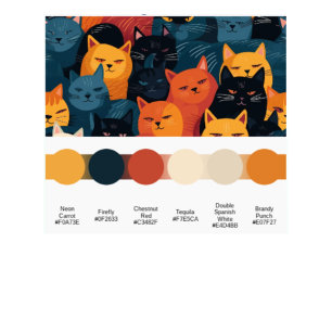 Caneca De Café Gatos coloridos lotados dormindo