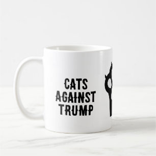 Caneca De Café Gatos Contra A Tumaça Política