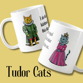 Caneca De Café Gatos da História do Tudor Times, Kitten Real