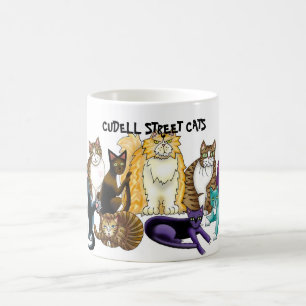 CANECA DE CAFÉ GATOS DA RUA DE CUDELL