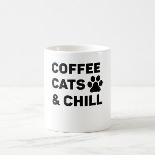 Caneca De Café Gatos de café e refrigerar