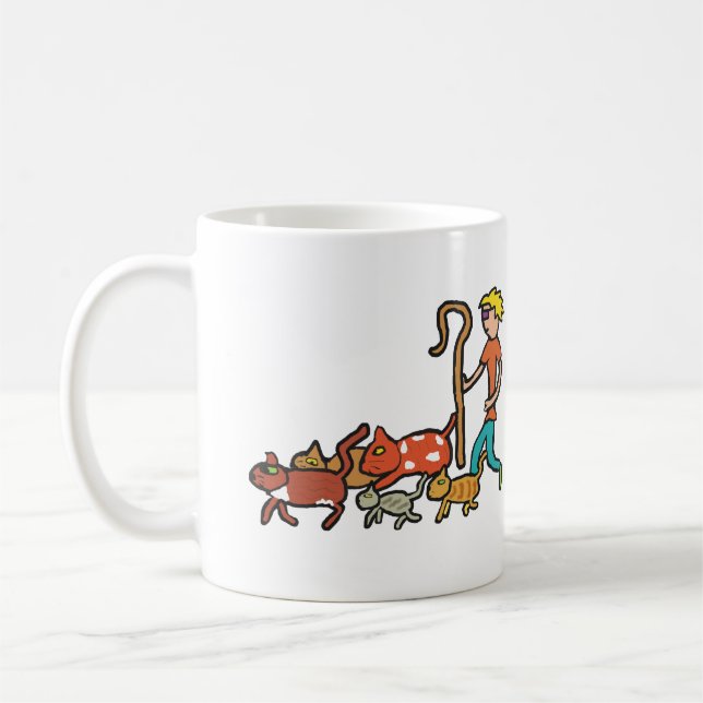 Caneca De Café Gatos De Criação (Esquerda)
