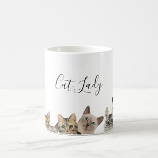 Caneca De Café Gatos De Cuta Cortados