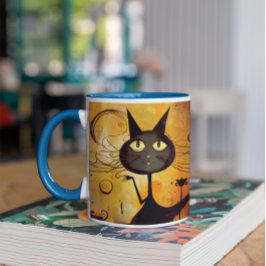Caneca De Café Gatos De Halloween Bonitos 2 Mug