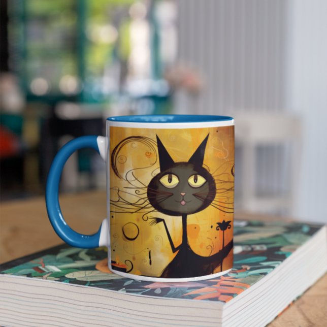 Caneca De Café Gatos De Halloween Bonitos 2 Mug (Cute Halloween Cats version 2 Mug
)