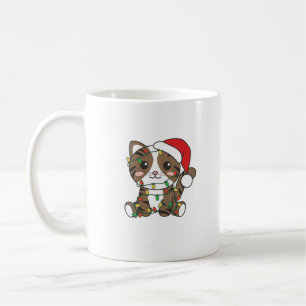 Caneca De Café Gatos De Inverno De Natal