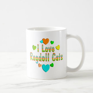 Caneca De Café Gatos de Ragdoll do amor