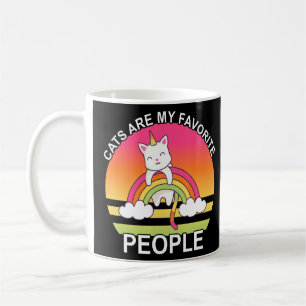 Caneca De Café Gatos De Unicórnio Do Gato São As Minhas Pessoas F