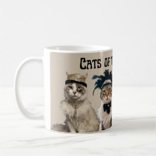 Caneca De Café Gatos do gato-sapatão-de-dança-gata
