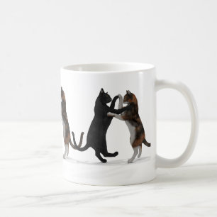 Caneca De Café Gatos doces da dança