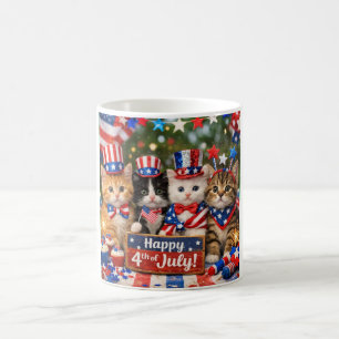 Caneca De Café Gatos fofos de julho