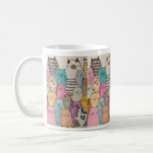 Caneca De Café Gatos! Gatos! Gatos!