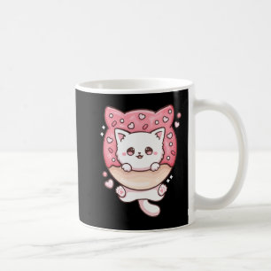 Caneca De Café Gatos Kawaii, Gatos-Rosquinha, Gatos Diversão Otak