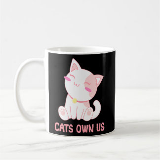 Caneca De Café Gatos Nos Possuem Gato Engraçado Gato Gato Gato Ga
