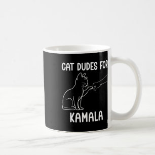 Caneca De Café Gatos Para A Mulher De Gato Sem Fios De Kamala Est