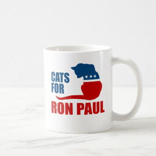 CANECA DE CAFÉ GATOS PARA RON PAUL