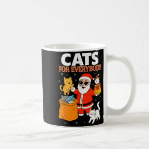 Caneca De Café Gatos Para Todos Natal Divertido Gato Natal Papai