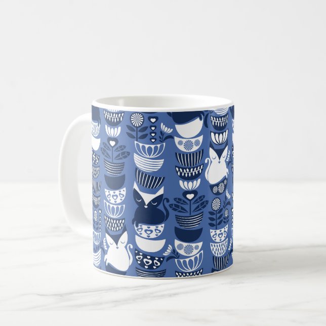 Caneca De Café Gatos populares suecos mim (Frente Esquerda)