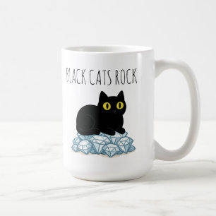 Caneca De Café Gatos pretos são demais