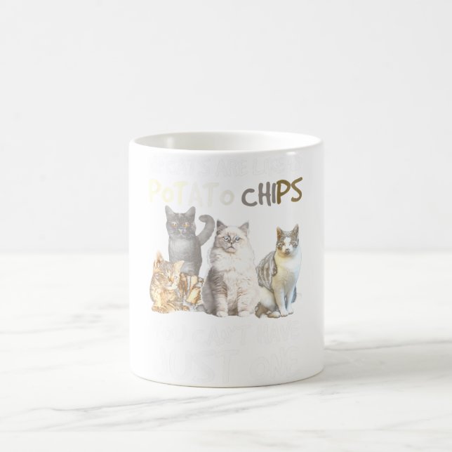 Caneca De Café Gatos São Como Batatas (Centro)