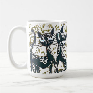 Caneca De Café Gatos Siameses
