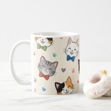 Gatos sorrindo com gravatas borboleta