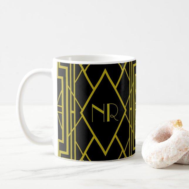 Caneca De Café Gatsbylike - preto (Com Donut)