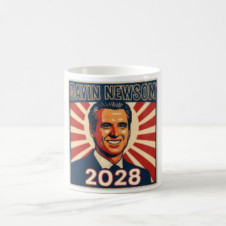 Caneca De Café Gavin Newsom 2028 Presidential Campaign Mug