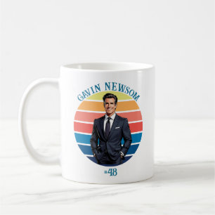 Caneca De Café Gavin Newsom   Vintage #48